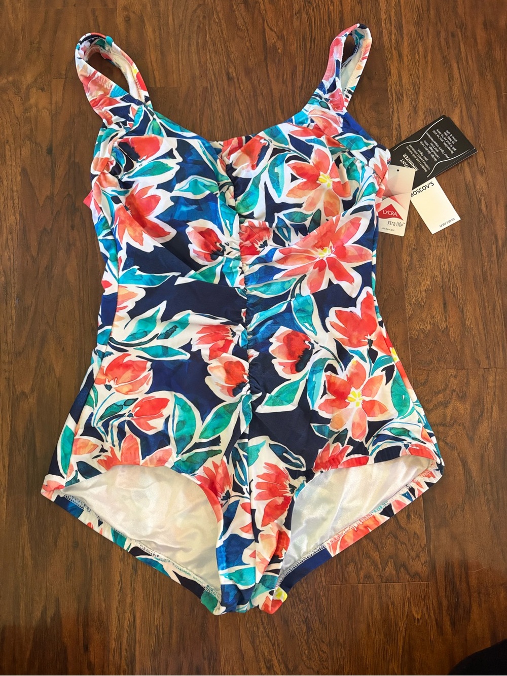 NWT Maxine of Hollywood One Piece Bathing Suit Size 16W